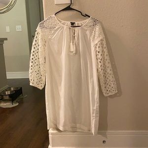 NWT J. Crew eyelet tunic swim cover-up